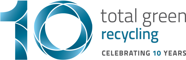 Total Green Recycling Logo - Total Green Recycling (640x281), Png Download