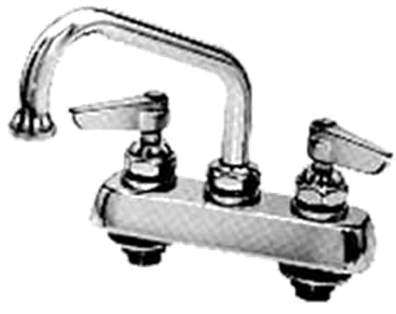 Eagle Group 313306 T&s Faucet, 8" Spout, 4" Center (488x439), Png Download