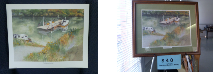 Limited Edition Cumberland Ferry Prints By Tony Price - Picture Frame (748x260), Png Download