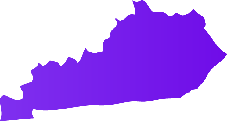 Kentucky Icon For Wheelchair Van Dealers Who Sell Mobility - State Of Kentucky Transparent (744x397), Png Download