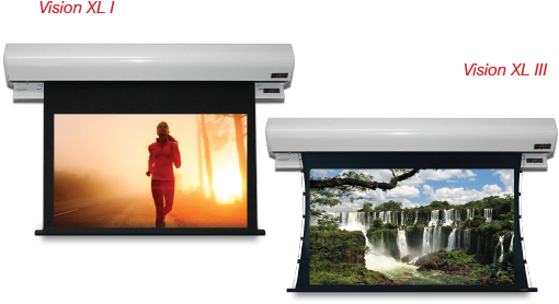 Vision X L I & Vision X L Iii Motorized Screens With - Iguazu Falls (510x511), Png Download