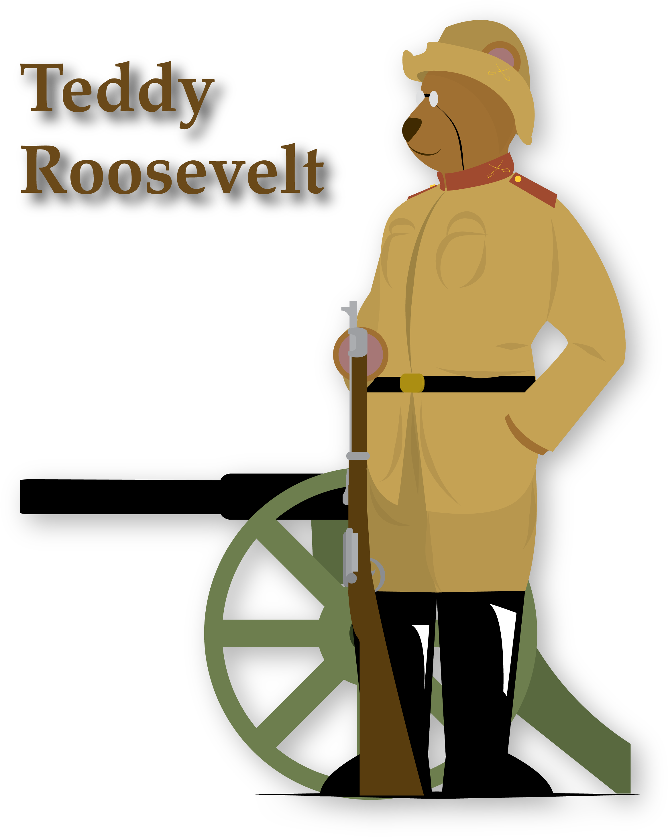Teddy Roosevelt - Theodore Roosevelt (2413x2973), Png Download