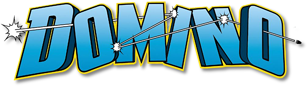 Domino Logo 1 - Domino Blue Marvel (1026x301), Png Download