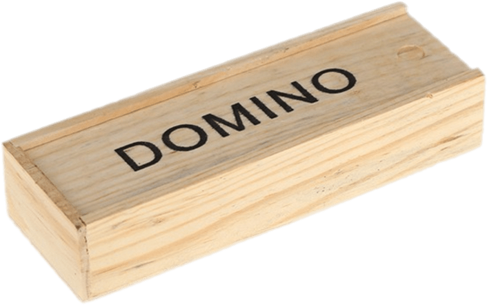 Closed Domino Box - Domino Wooden (800x800), Png Download