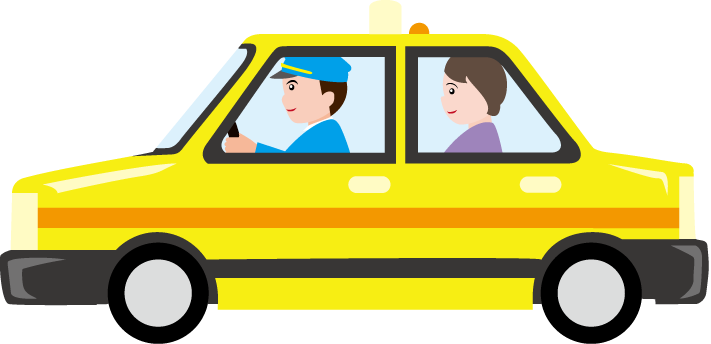 28 Collection Of Taxi Clipart Transparent - Taxi Clipart (711x344), Png Download