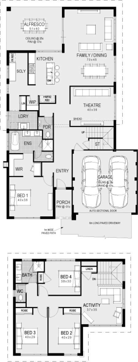 Jpg Royalty Free Stock The Atello Floorplan A Few Tweaks - Floor Plan (450x1176), Png Download