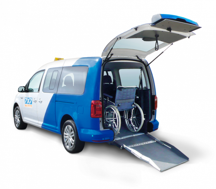 For Handicapped People With Limited Mobility We Offer - Minivan (695x606), Png Download
