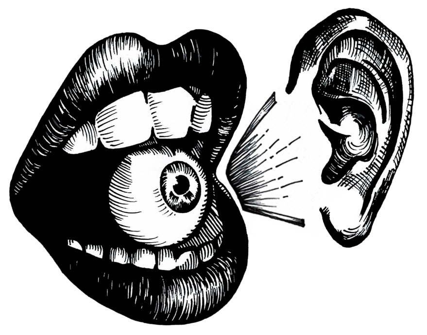 Lips And Ear Sketch - Earsketch (1000x975), Png Download