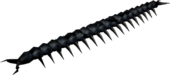 Vb Centipede Blue - Centipede Black Png (780x400), Png Download