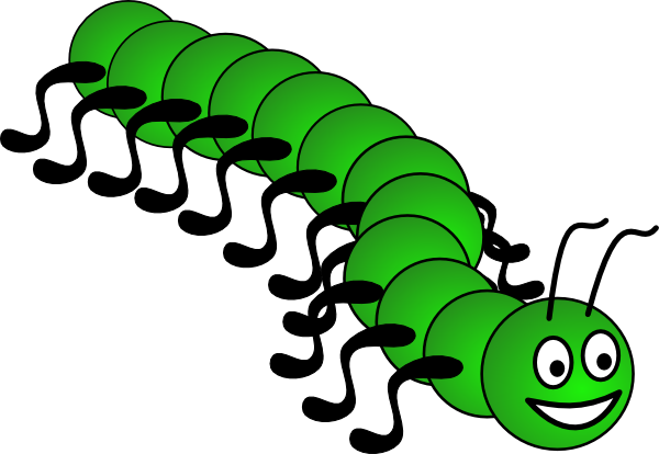 Small - Centipede Clip Art (600x414), Png Download