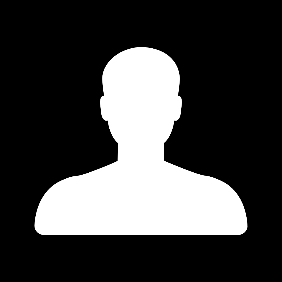 Png File Svg - Black And White Head Outline (980x980), Png Download