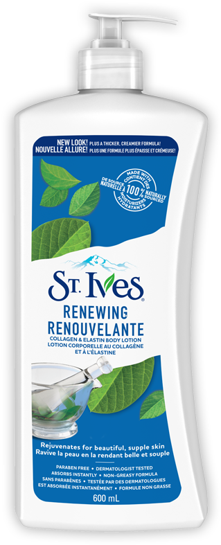 Collagen & Elastin Renewing Body Lotion - St Ives Apricot Scrub (530x787), Png Download
