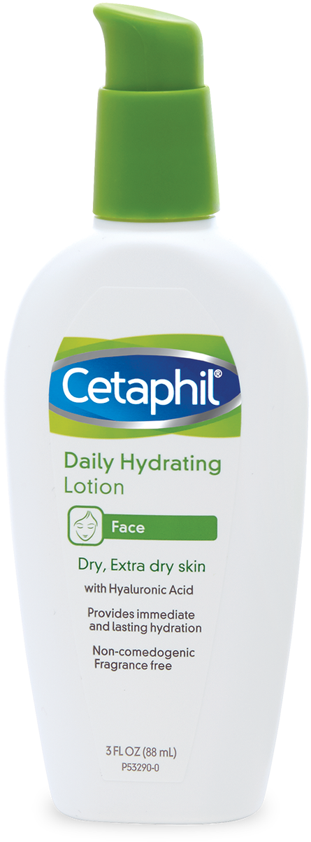 Daily Hydrating Lotion With Hyaluronic Acid - Cetaphil Daily Hydrating Lotion With Hyaluronic Acid, (672x1280), Png Download