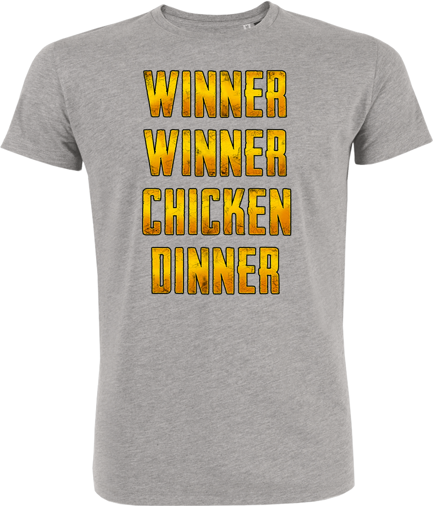Chicken Dinner T Shirt Stanley T Shirt Heather Grey (1044x1044), Png Download
