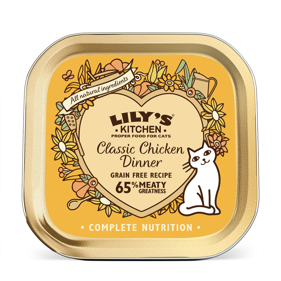 Classic Chicken Dinner - Lily's Kitchen Adult Cat Lovely Lamb Casserole Cat (900x900), Png Download