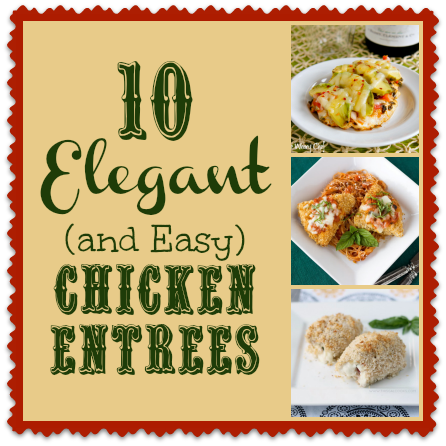 10 Easy And Elegant Chicken Entrees - Entree Menu Ideas (446x446), Png Download