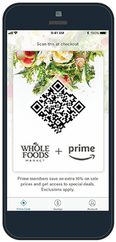 Amazon Debuts Whole Foods Grocery Pickup - Amazon Prime Whole Foods Code (370x370), Png Download