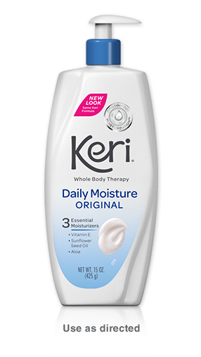 Keri Original Body Lotion - Keri Daily Moisture Original Body Lotion, 250ml Per (286x507), Png Download