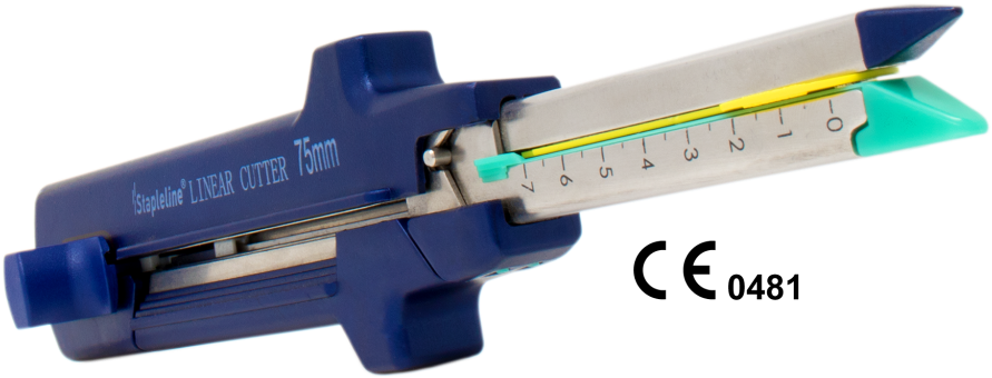 They Create Two Double-row Staple Lines With Titanium - Plastic (1024x450), Png Download