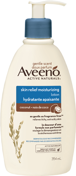 Aveeno<sup>®</sup> Skin Relief Gentle - Aveeno Aveeno Skin Relief Gentle Scent Coconut Body (450x585), Png Download