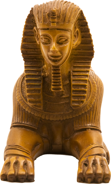 Sphinx Statue Png - Egyptian Art (361x600), Png Download