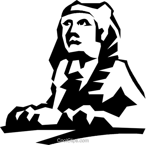 Sphinx Royalty Free Vector Clip Art Illustration (480x476), Png Download