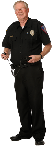 A Friendly Security Officer Smiles At The Camera - Standing (300x500), Png Download