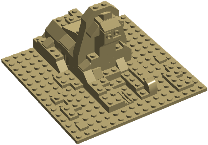 Micro Sphinx - Great Pyramid Of Giza (1600x832), Png Download