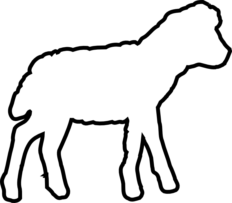 Chrismon Lamb Large The Lamb Is A - Christian Chi Rho Symbol (800x703), Png Download