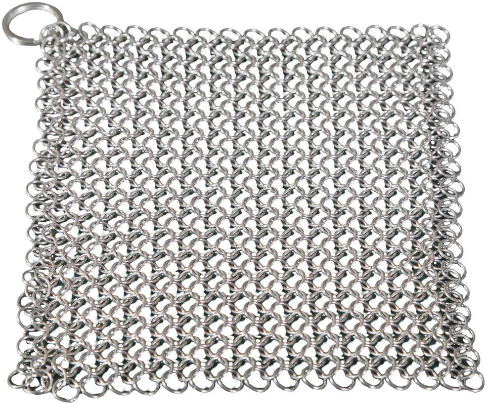 Svg Transparent Amazon Com Camp Chef Cms Scrubber X - Camp Chef 7" X 7" Chainmail Scrubber Silver (1111x1111), Png Download