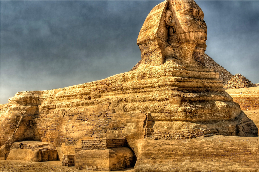 Egypt, Great Sphinx Of Giza - Great Sphinx Of Giza (1000x1000), Png Download