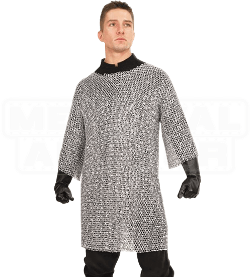 Riveted Aluminum Chainmail Shirt - Mail (550x550), Png Download