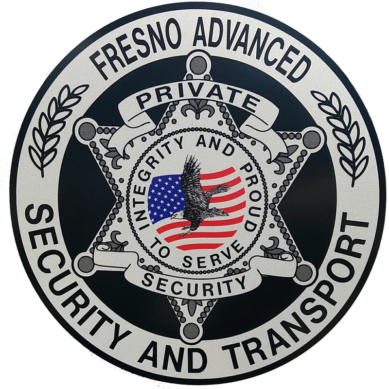 The Largest Local Team Of Armed Security Officers In - Fresno Advanced Security And Transport (800x800), Png Download