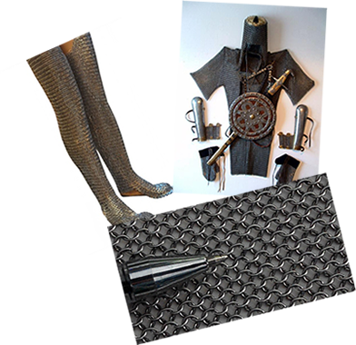 Titanium Chainmail Products - Mail (392x380), Png Download