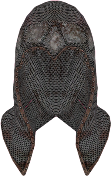 Chainmail Helmet Female - Helmet (379x581), Png Download