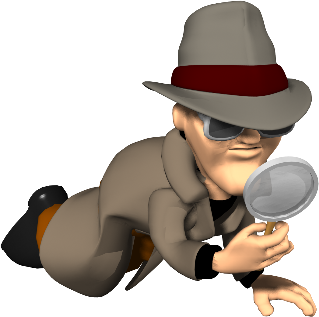 Criminal Clipart Private Eye - Investigator Png (1248x1144), Png Download