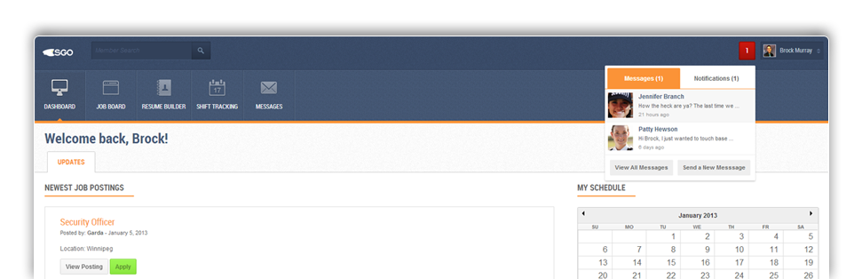 The Online Community For Security Professionals - Security Guard (971x314), Png Download