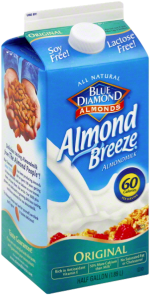Blue Diamond Breeze Original - Almond Breeze Milk Original (600x600), Png Download