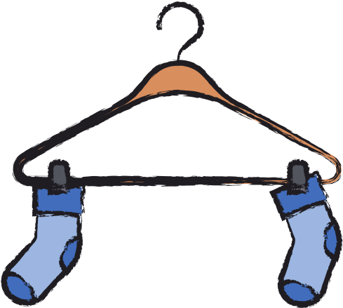 Stylish Sports Blouse On The Hanger - Vector Graphics (550x550), Png Download