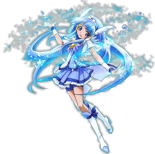Glitter Breeze Aka Chloe- So Cute She Is Full Of Grace - Smile Precure Cure Beauty (596x591), Png Download