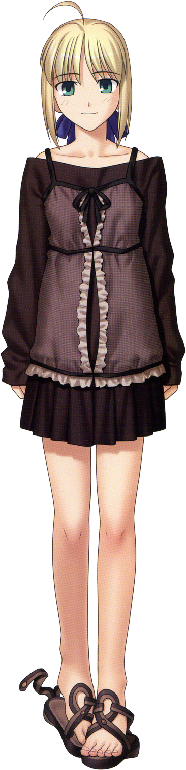 Saber Special - Artoria Pendragon Casual (800x1523), Png Download