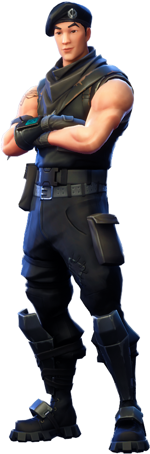 Fortnite Special Forces Png Image - Recon Scout Fortnite Png (1100x1100), Png Download