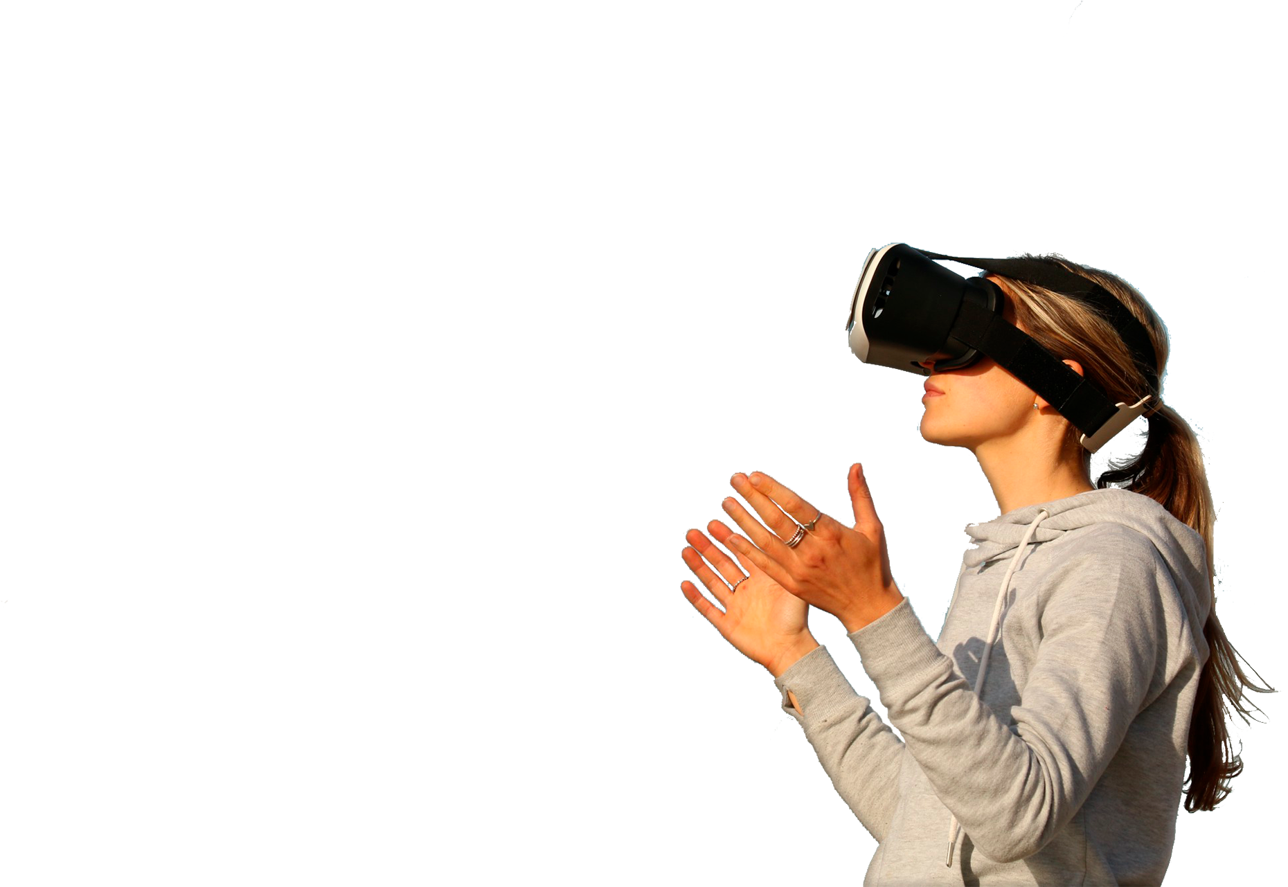 Realidad Virtual Chica (1920x1280), Png Download