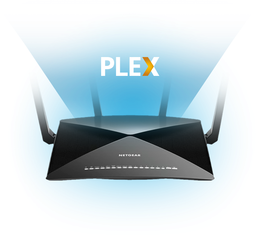 Get Seamless Plex Integration With Nighthawk X10 - Netgear Nighthawk X10 (900x800), Png Download