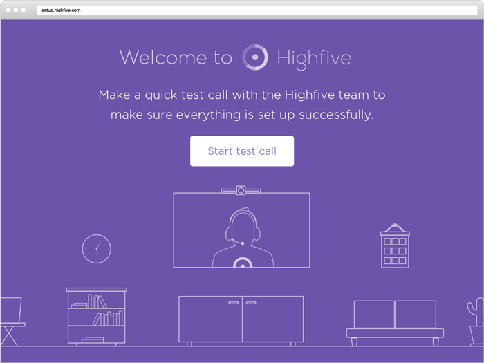 Highfive Setup 3 - Highfive (700x525), Png Download