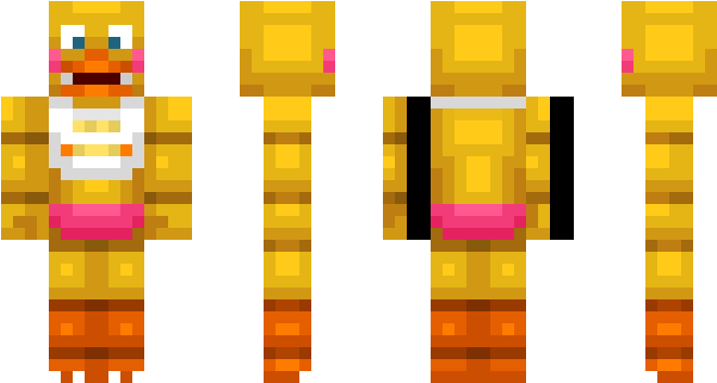 Skins Animatronicos Para Minecraft (750x442), Png Download