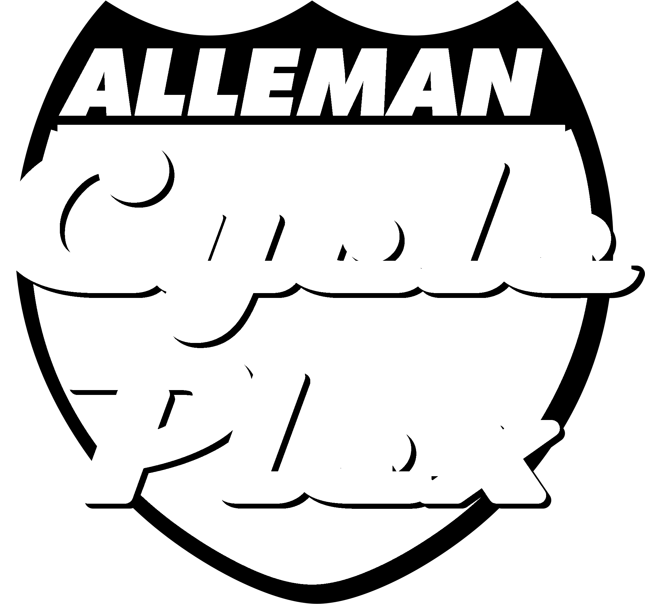Alleman Cycle Plex Logo Black And White (2400x2400), Png Download