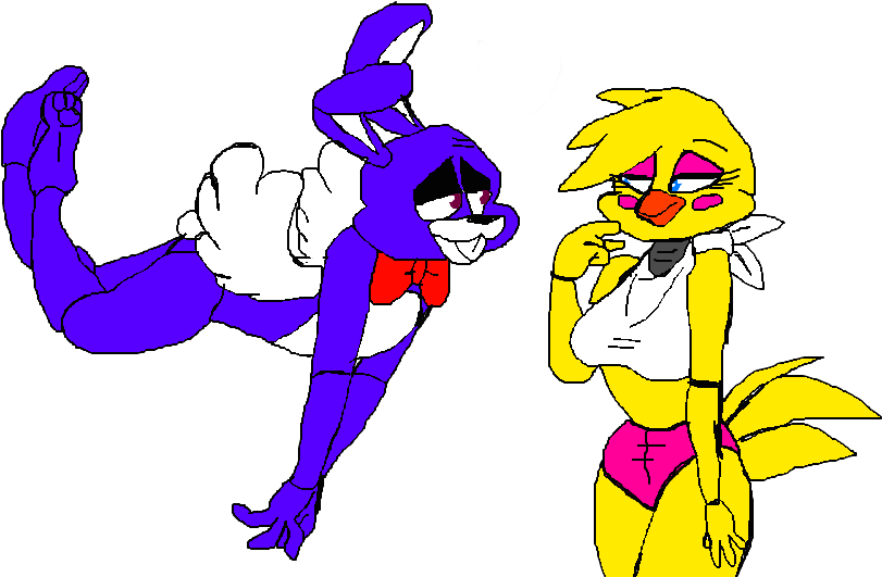 Image Transparent Stock Bonnie And Toy Chica - Comics (1024x560), Png Download