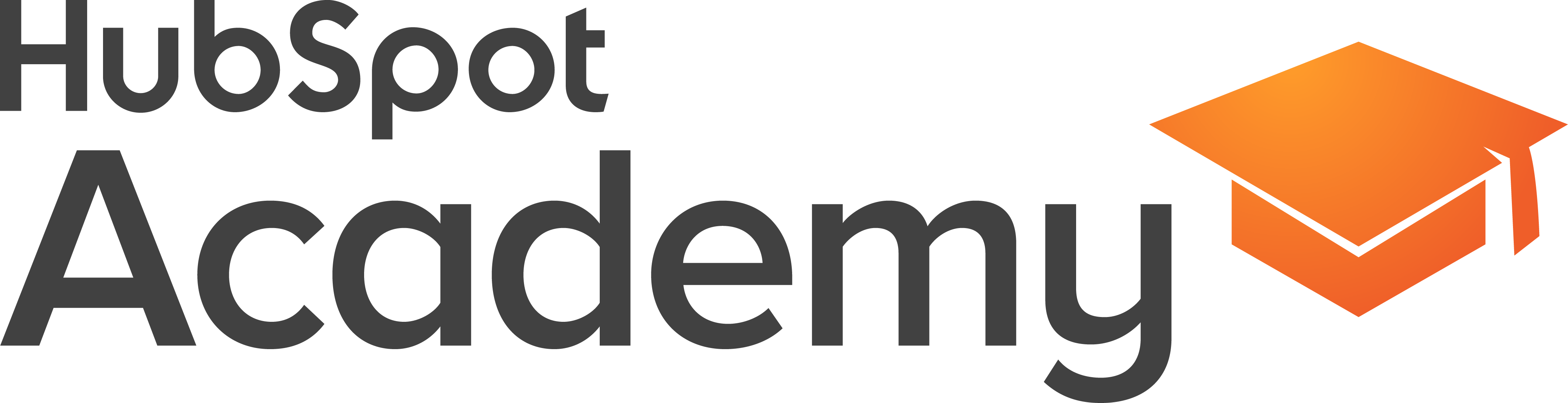 Hubspot Academy Logo (4246x1092), Png Download
