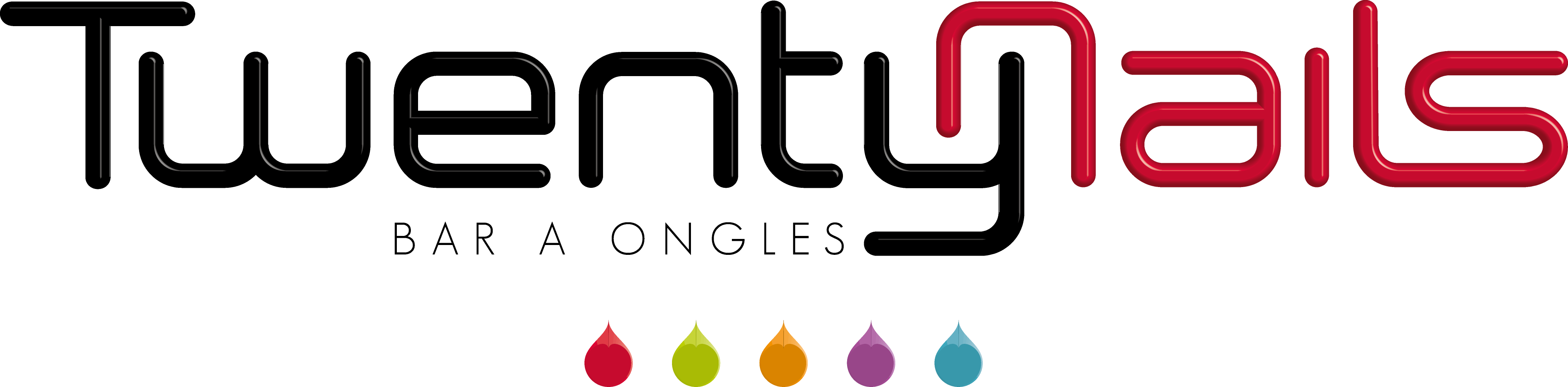 Illustrator Logo Png Download - Twenty Nails Logo (4137x1022), Png Download